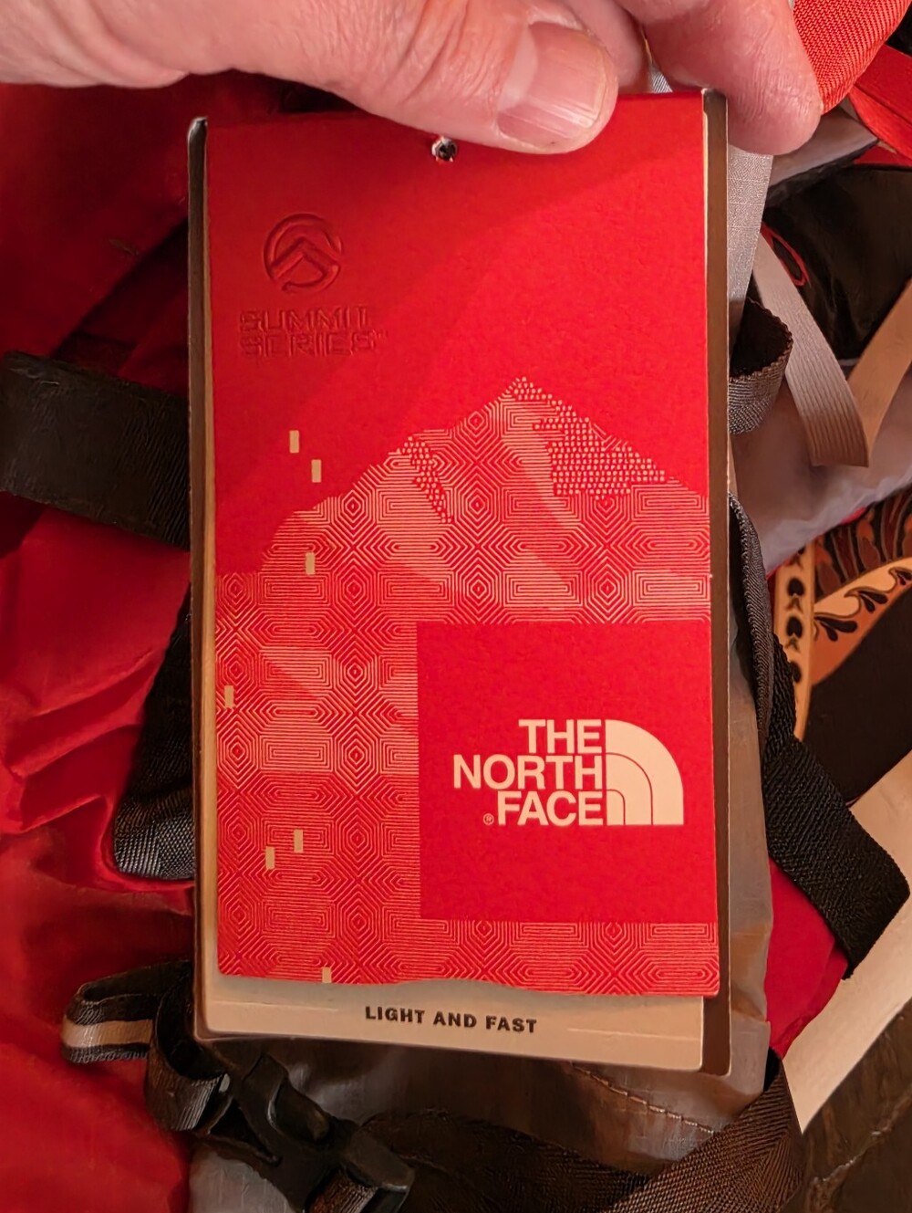 The North Face Verto 32 Centennial Red & Gray Hiking Backpack Pack NWT Light! - Picture 4 of 16
